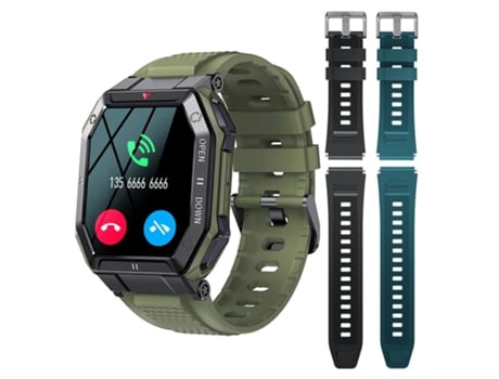 Smart Watch Hombres K55 Bluetooth Smartwatch Para Hombres Monitor de Salud Reloj Impermeable Para Android IOS Personalizado con cámara VEANXIN