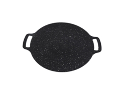 Parrilla coreana Maifan de piedra, antiadherente, resistente a altas temperaturas, para acampar al aire libre, 34 cm