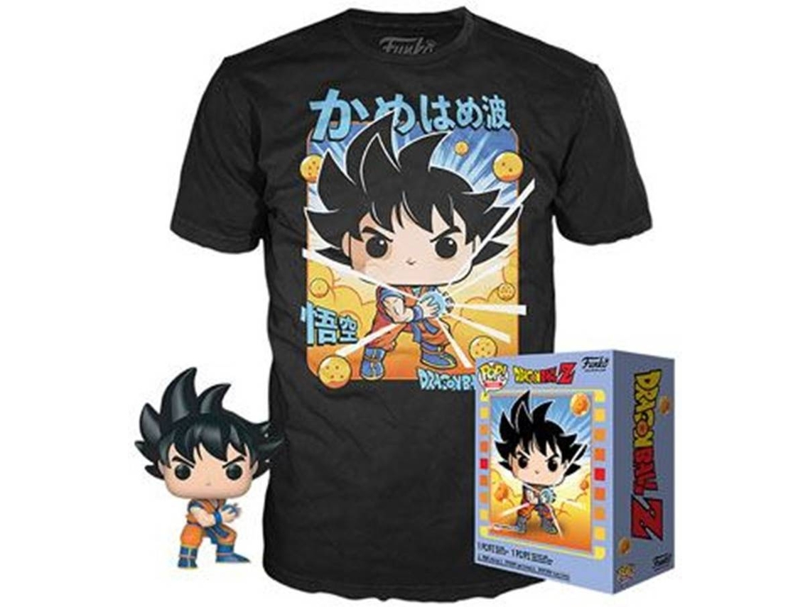 Pop & Tee Dragon Ball Z Goku Kamehameha Funko + Camiseta Talla L Ut - 56667L