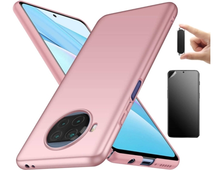 Funda + Protector de Pantalla + Soporte Magnético Huawei Nova 8i Turtleshell Rosa
