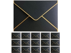 Paquete De 50 Sobres De Papel Resistentes, De 18,4 X 13,5 Cm, Con Borde De Aluminio Y Solapa En Forma De V.