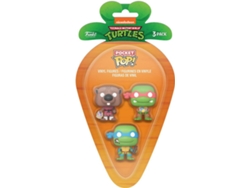 Figura Carrot Pocket FUNKO Pop!: Teenage Mutant Ninja Turtles - Leonardo/Raphael/Splinter