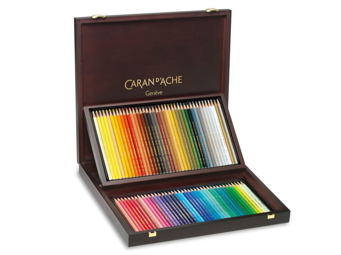 CARAN D'ACHE Lápiz Prismalo Madera Caja 80 Lápices