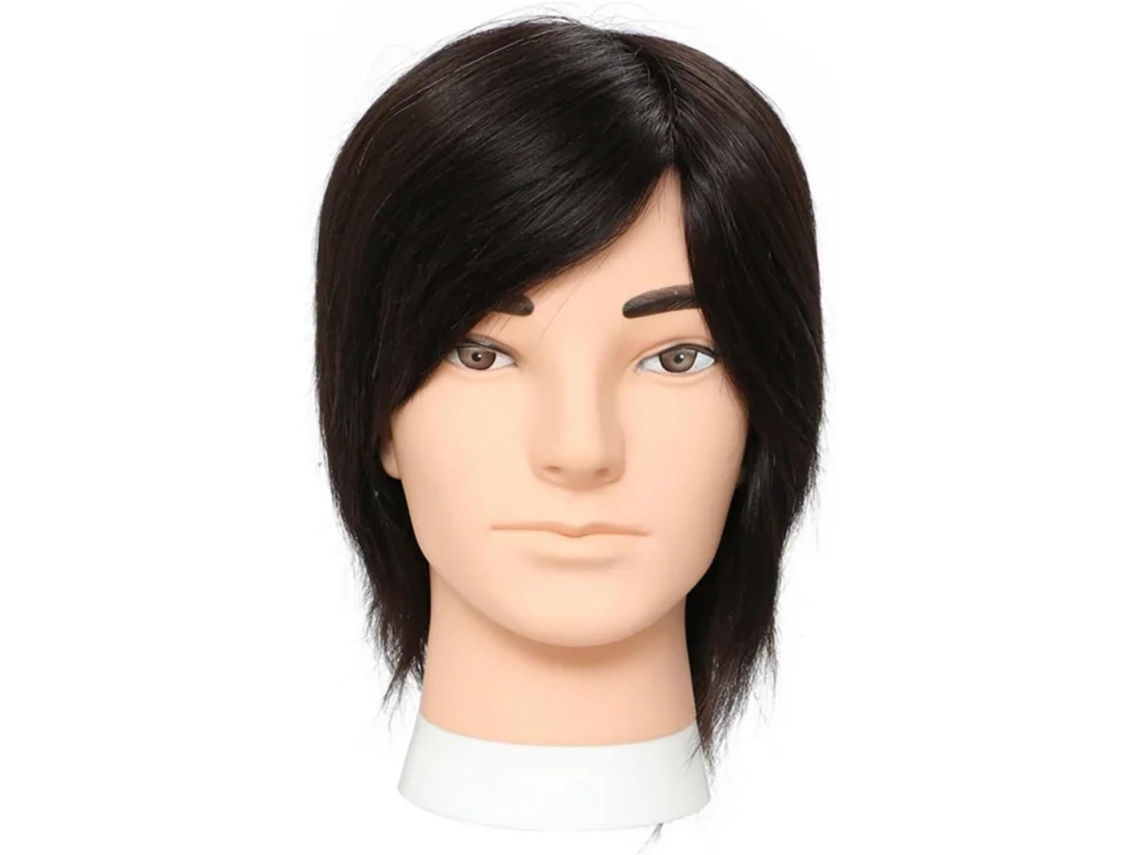 Cabeza SFUSHOS | Maniquí, cabello humano, pelucas, salón de belleza