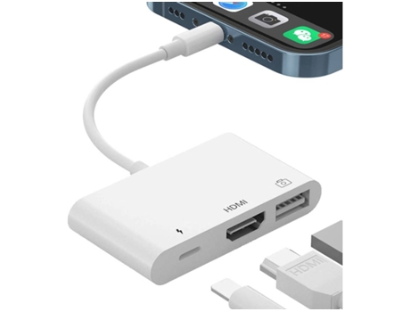 Adaptador Hdmi Otg HDMI1218-Y6 Blanco
