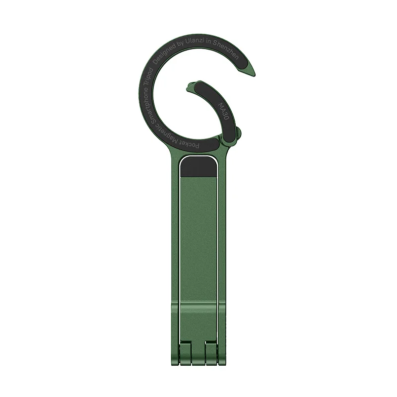 Magsafe Ma30 Soporte de trípode magnético para teléfonos móviles, aluminio, mini soporte, compatible con iPhone 16, Samsung, Xiaomi, verde.