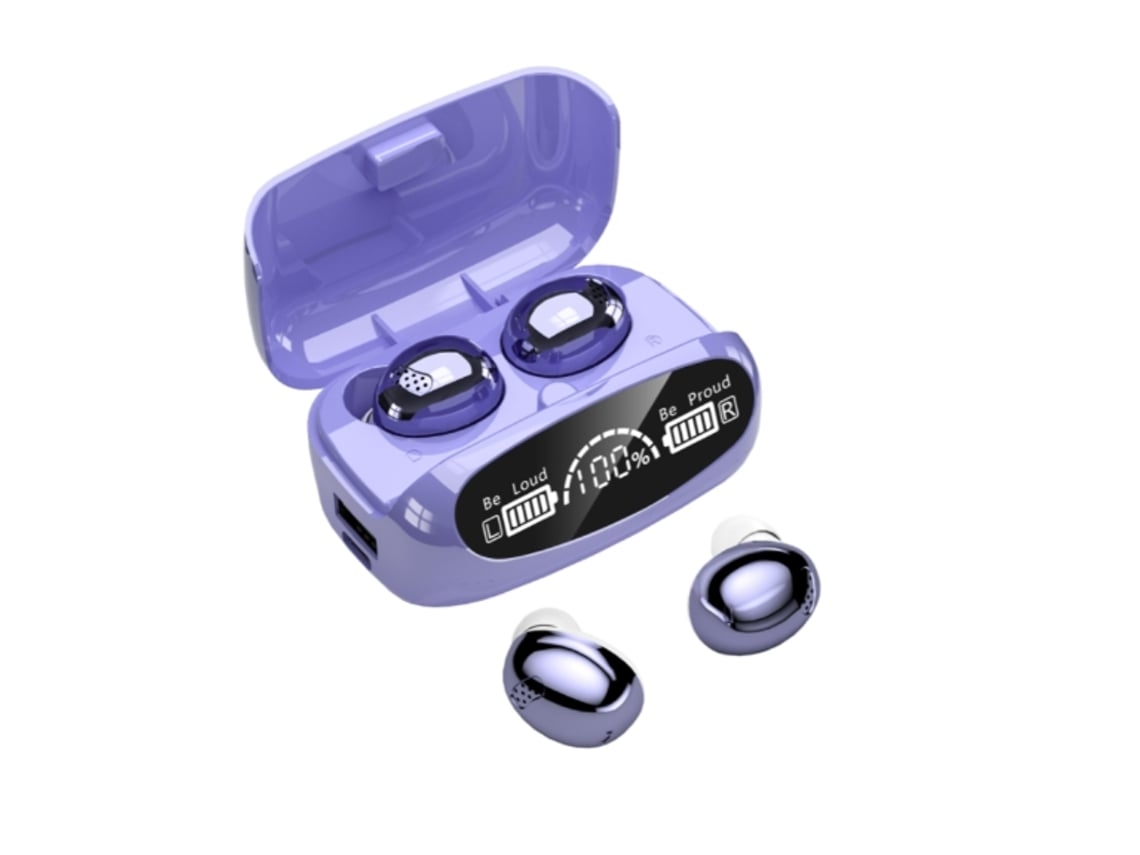 YEMAESRE Tws Auriculares Bluetooth Portátiles YEMAESRE Morado