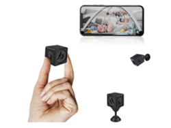 Cámara espía oculta Yizhood 1080p con WiFi, detección de movimiento y visión nocturna (negra)