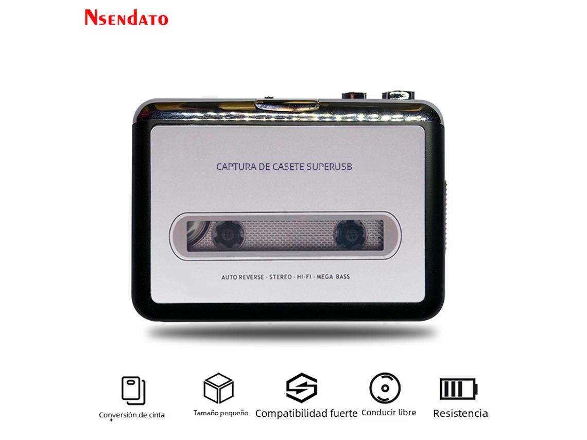 Reproductor De Radio Con Captura De Cinta Usb