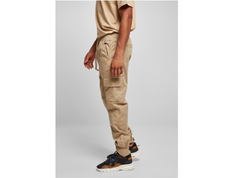 Pantalones de Chándal para Hombre URBAN CLASSICS (XL - Algodón - Beige)