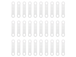 Parvistic - 50 Tiras Adhesivas De Silicona Transparentes Y Antideslizantes Para Armarios.