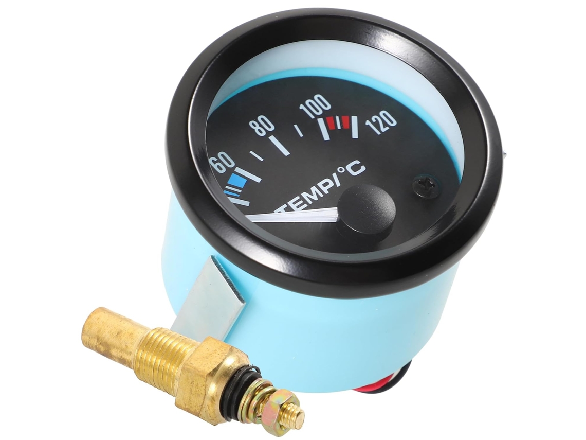 Indicador De Temperatura Del Agua Para Coche De 12 V, Pantalla Digital En Tiempo Real De 52 Mm, Sensor Preciso.