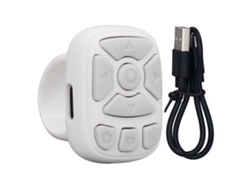 Anillo De Control Remoto Inalámbrico Bluetooth Para Desplazarse Y Pasar Páginas (ios 15, Blanco)