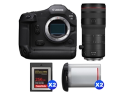 Canon Eos R1 + Rf 70-200mm F/2.8 L Is Usm Z Negro + 2 Sandisk 256gb Extreme Pro Cfexpress Type B + 2 Canon Lp-e19 + Ebook Pricedirect