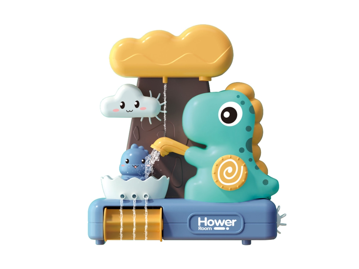 Juguete De Baño Para Bebés Con Forma De Dinosaurio De Dibujos Animados, Con Grandes Ventosas Y Bordes Suaves.