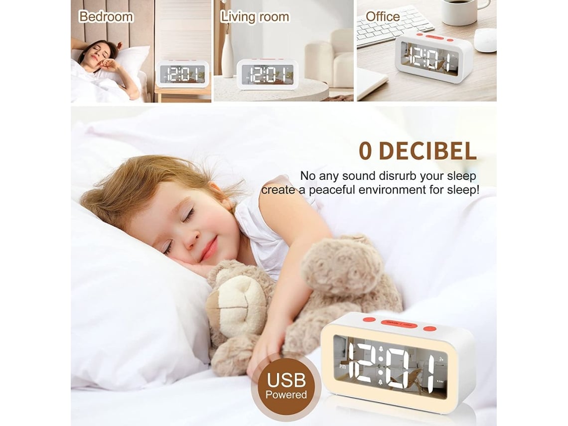 Alarma Snooze Alarma Reloj Despertador Digital Despertador Digital