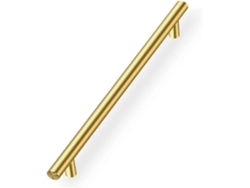 10 Manejos De Cocina Dorados Acero Inoxidable, Distancia Entre Agujeros 192mm, Para Armarios, Cajones Y Gabinetes