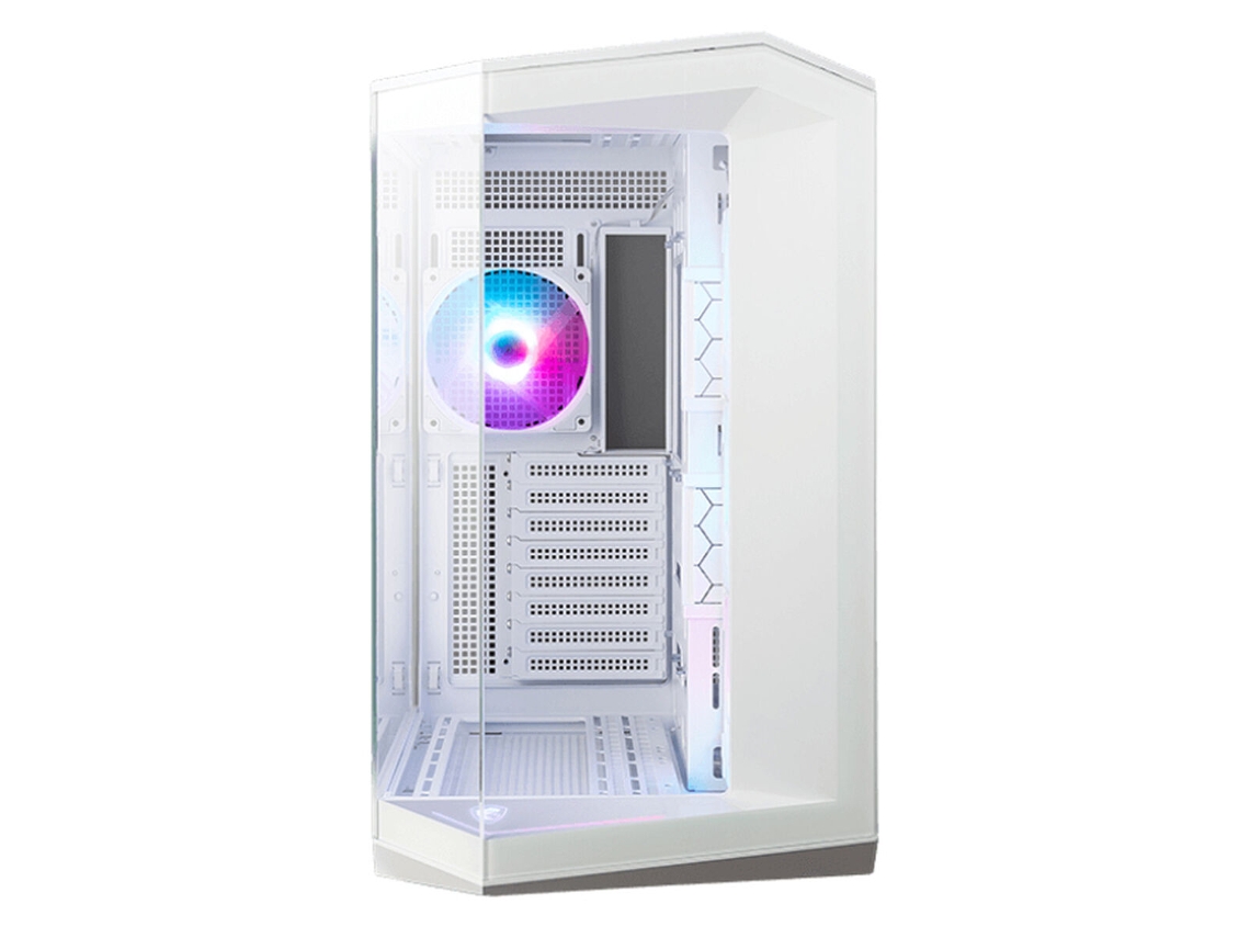 Caja Semitorre ATX MSI MAG PANO 100R PZ (Blanco - Midi-Tower)