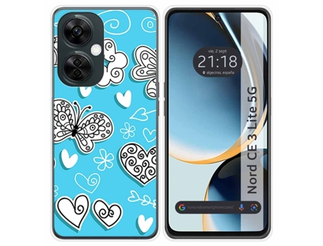 Funda Silicona para Oneplus Nord CE 3 Lite 5G diseño Mariposas Dibujos