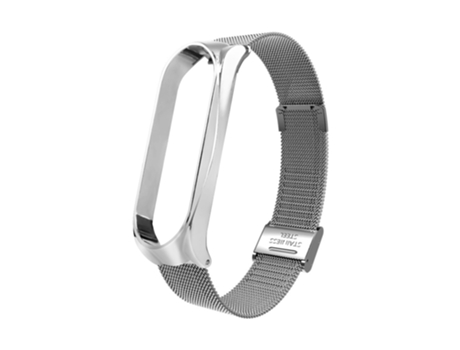 Correa de acero inoxidable para Xiaomi Mi Band 5/5 NFC - plata