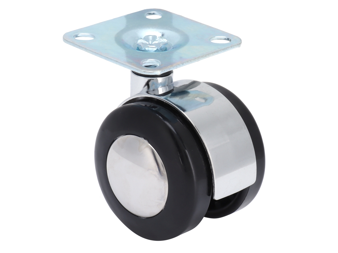 Rueda giratoria universal para muebles, armarios, mesas, sillas y carros.