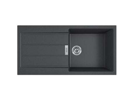 Fregadero FRANKE Embutido Manual en Carbono 60 cm con Sifón 842143