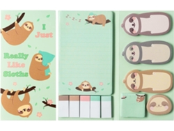 Juego de notas adhesivas Eifson Notepad con 550 hojas (perezosos)