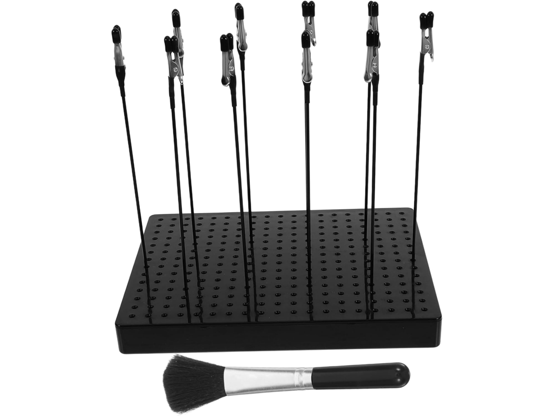 Base Para Pintura De Maquetas, Pinzas De Cocodrilo De Nailon Flexible, Soporte De Plástico