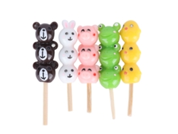 5 Mini Figuras De Comida Mazorcas De Maíz Cacahuetes Caramelizados Animales Decoración Diy Para Casa De Muñecas