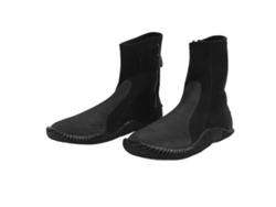 2026-1 Par Water Shoes Botas De Buceo Altas 5mm Antideslizantes Para Surf Playa Actividades Acuáticas Negro Talla 7 37/38