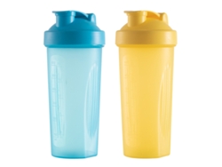 Botellas mezcladoras de proteínas, 20 oz, paquete de 2 con bola mezcladora, vaso mezclador