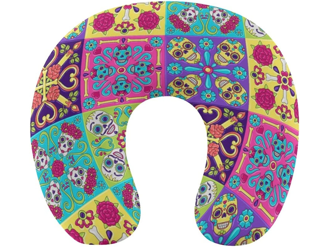 Almohada Viaje Cuello – Espuma Viscoelástica Viscoelástica Fácil Relajación Cómodos Familia.brfácil