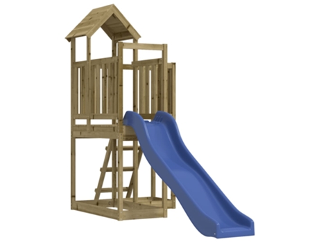 Parque Infantil De Exterior VIDAXL Marrón Madera