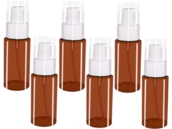 Frascos Rellenables Con Bomba Sin Aire De 60 Ml Para Loción, Champú Y Crema Corporal.