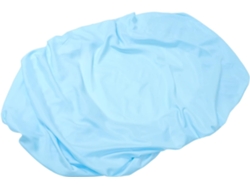 Sábana Bajera Ajustable Para Cama De Hotel/hogar, Azul Cielo, Elástica, Fácil De Instalar Y Quitar.