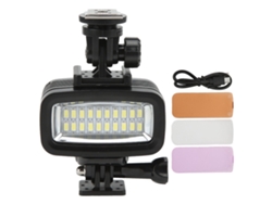 TRUYUETY Luz Subacuática 40m para Vídeo, Luz Nocturna Impermeable IPX8 para Buceo, Cámara DJI OSMO ACTION