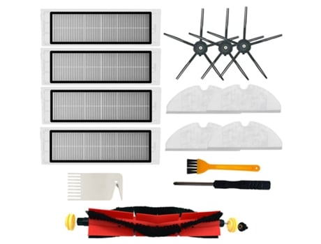 Paños de fregado cepillo principal cepillo lateral de filtro Hepa para Xiaomi Roborock S6 S5 Max S60 S65 S50 E25 accesorios de piezas de vacío