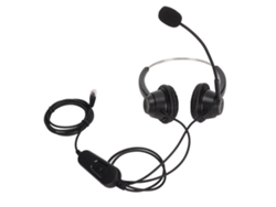 Auriculares Binaurales Para Negocios H360drj9mva Rj9 Con Micrófono, Volumen Ajustable Y Secuencia