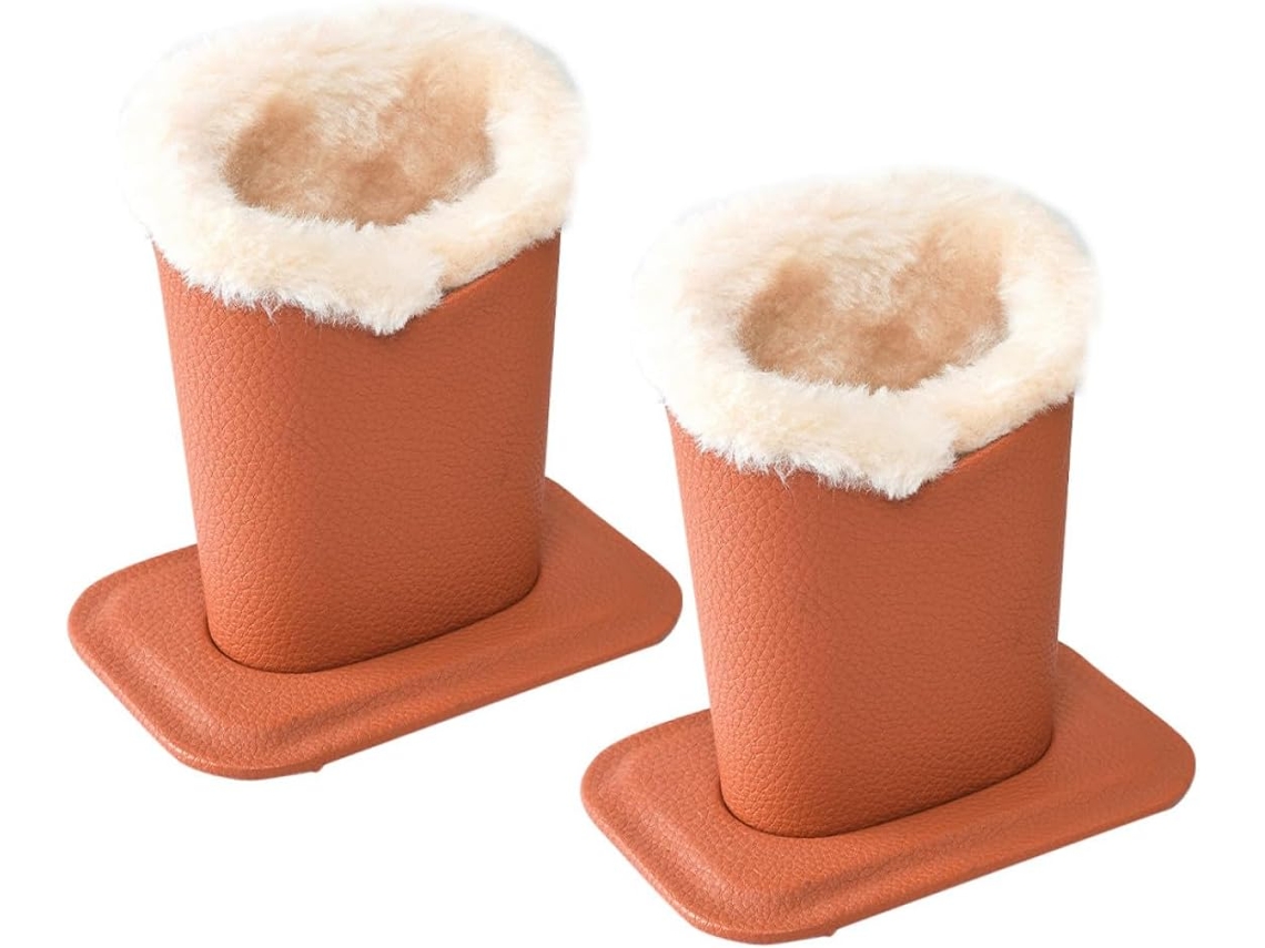 Juego 2 Estuches Felpa Gafas Forro Suave Resistente Arañazos Estable Ideales Viajes Escritorio Almacenamiento