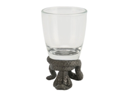 Estatua De Serpiente Con Forma De Vaso De Chupito, De Vidrio Y Metal, Con Diseño De Animales, Ideal Para Fiestas, Juegos, Regalos Y Decoración.