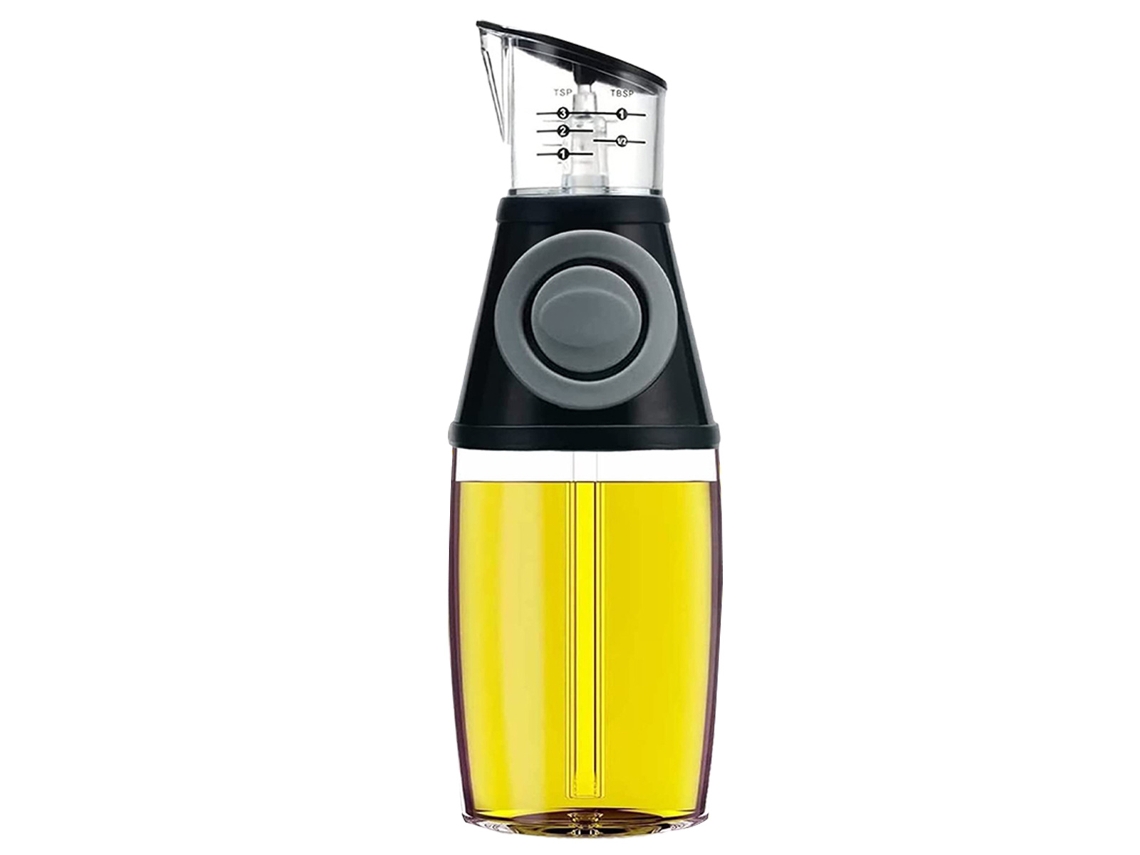 Dispensador de aceite de oliva con bomba y vaso medidor, 250ml, ideal para la cocina NEVEANCE