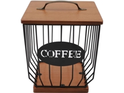 Suporte Para Cápsulas De Café Digitallab Cuadrado, Gran Capacidad (negro)