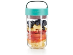 Tarro  LEKUE To Go (Azul - Silicone - 600 ml)