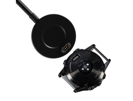 Base de carga redonda Garmin Fenix 6 y 6S y 6X (negro)