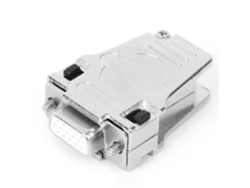 Adaptador Db15s-m-45 Con Conector Serie D-sub De 15 Pines Y Carcasa Metálica
