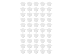 50 Macetas Hidropónicas Cuadradas De Pp Sin Tierra, Cestas Para Cultivo De Plantas, Color Blanco.