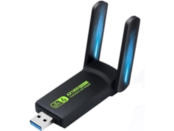 Adaptador de red USB 3.0 con Wi-Fi 6, 1800 Mbps, 802.11ax, doble banda de 2,4 GHz. SFUSHOS