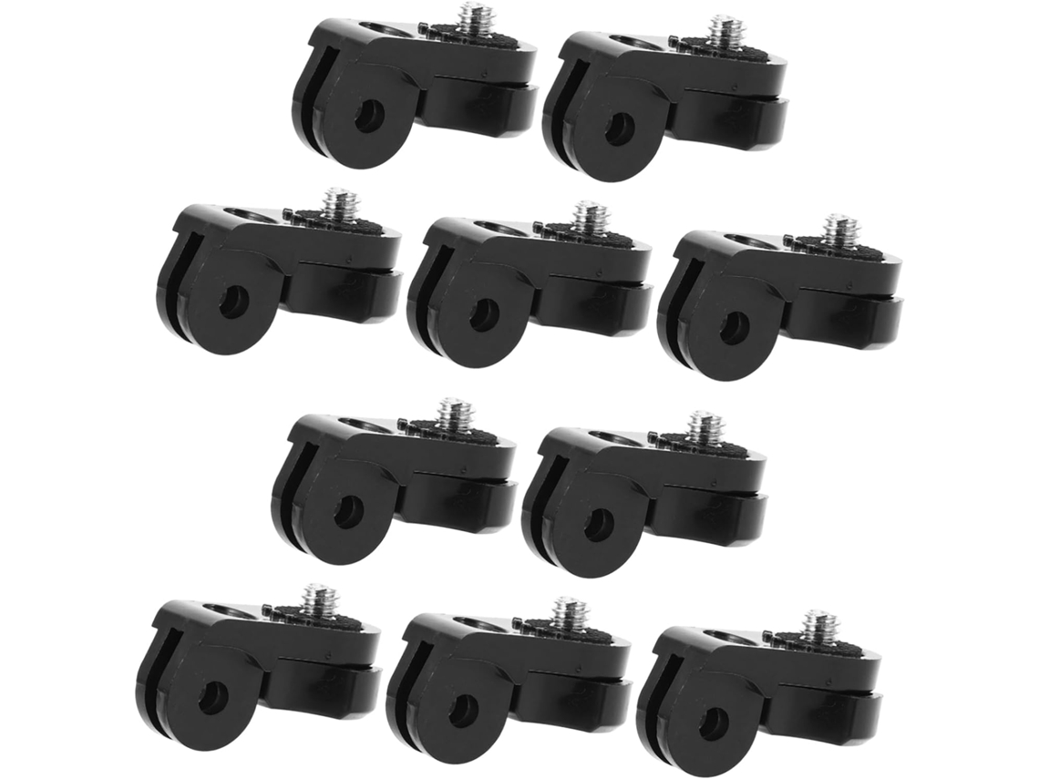 Juego de 10 adaptadores para accesorios de cámara de acción, adaptador de conversión para montura Gokoco