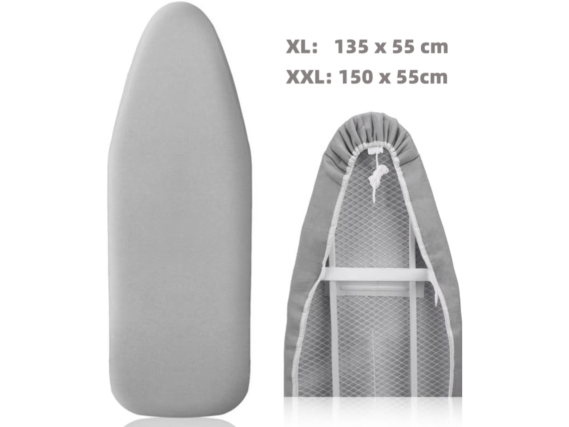GIGIKILL Capa E Base Para Tábua De Passar Roupa Acolchoamento Espesso E Resistente Com Reflexão De Calor Para Tábuas De Passar Roupa De Tamanho Padrão Bolso