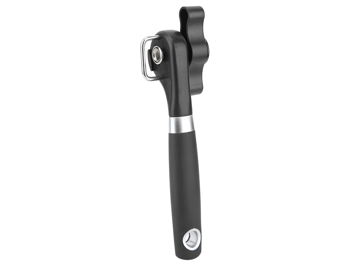 Abrelatas ergonómico para uso diario, abrelatas ergonómico profesional, material de alta calidad, abrelatas manual con borde largo.